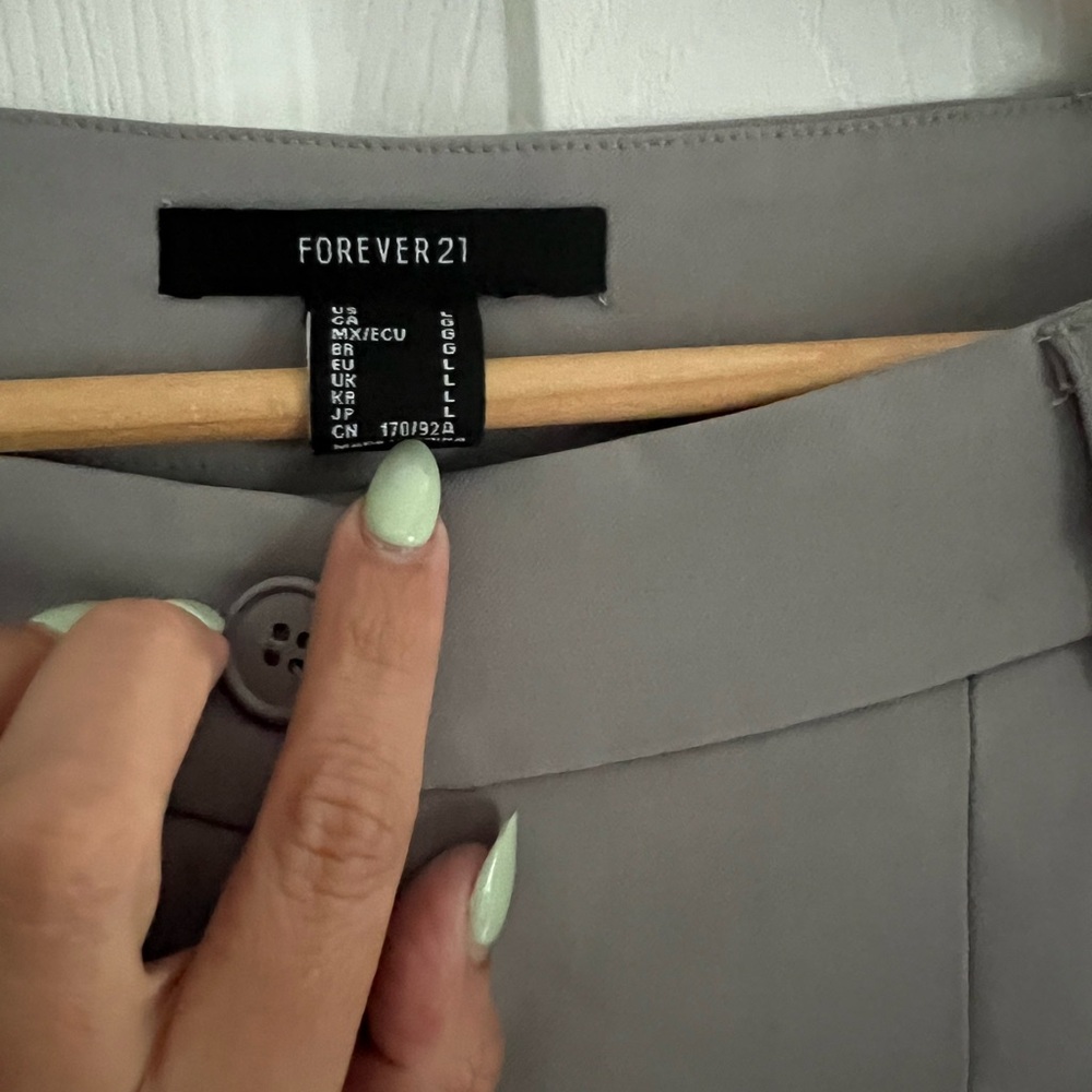 Forever 21 Gray Dress Pants Timeless Design - Picture 5 of 7